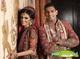 British Boxer Amir Khan And Wife Faryal Makhdoom Http Pakmanzil Com Featured Amir Khans Wedding Phot Faryal Makhdoom Faryal Makhdoom Wedding Asian Wedding