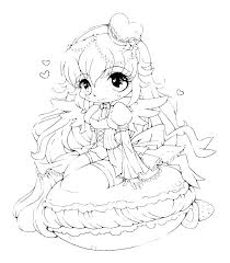 Coloring pages of video games characters. Anime Coloring Pages Chibi Coloring And Drawing