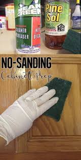 How To Prep Cabinets For Painting Without Sanding Or Deglossing Paintinghomeimprovement Painting Cabinets Old Kitchen Cabinets Painting Kitchen Cabinets