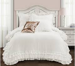They add style to any bedroom and relaxation to any bed. Ella Shabby Chic Ruffle Lace 2 Piece Twin Xl Comforter Set Qvc Com