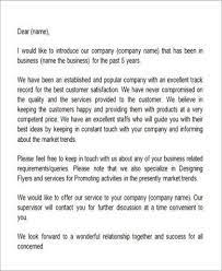 Business letter of introduction template. Free 9 Letter Of Introduction Samples In Ms Word Pdf