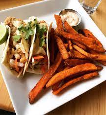 Check spelling or type a new query. Fish Tacos And Sweet Potato Fries With Chipotle Mayonnaise Foodporn
