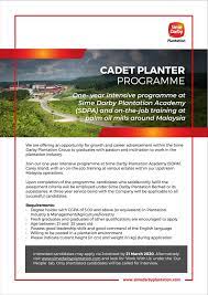 Malaysia's sime darby plantation flipped to a profit in the fourth quarter and is optimistic for a good performance this year as crude palm oil prices sime darby oils, the downstream segment, benefited from improved margins and lower production cost, it said. Getme Hired On Twitter Sime Darby Plantation Is Hiring Cadet Engineer Programme Cadet Planter Programme Engineer Mechanical Electrical Chemical Engineering Graduates Planter Any Discipline Interested Submit Your Cv Resume