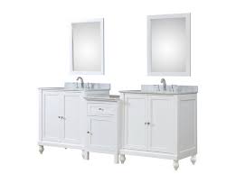 We are remodeling our small master bath and will hopefully have room for a larger vanity. Direct Vanity Sink 2s9 Wwc Mu1 Classic Spa 83 Inch Bath And Makeup Hybrid Vanity In White With Marble Vanity Top In
