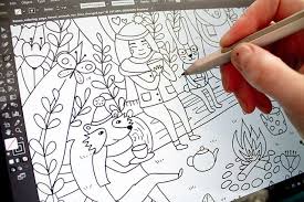 We also use them to provide you more relevant information in searches, and in ads on this and other sites. Coloring Page For Kazoomagazine Issue 7 Yuliiabahniuk Yuliiabahniukcoloring Madewithsurface Surfacep Coloring Pages Illustration Digital Illustration