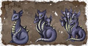 This may be done individually or students may collaborate in a team setting. Mythical Creatures Hydra Mythical Creature Drawings Hd Png Download 900x479 11471347 Png Image Pngjoy