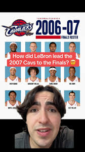 How in the world did LeBron lead the 2007 Cavs to the Finals?!?!,  #lebronjames #lebron #nba #cavs #nbafinals #basketball #goat #greenscreen