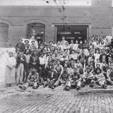 Allen Dwight works daily as our resident sculptor.