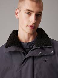 Cotton Nylon Padded Jacket Calvin Klein®
