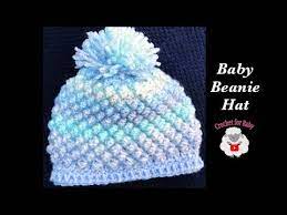 Crochet Baby Beanie Hat For 3 To 6 Months And All Sizes Raspberry Crochet Stitch 207 Youtube Crochet Crochet Hats Crochet Baby Sweater Pattern