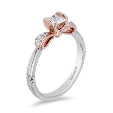 Zales Enchanted Collection Disney Princess Engagement Rings Disney Princess Engagement Rings Disney Engagement Rings Bow Engagement Ring