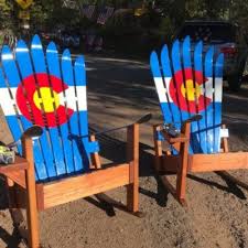 Manitou Vail Breck Slope Snowboard Shop Christmas Adirondack Adirondack Rocking Chair Chairs Logo