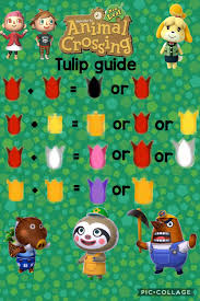 animal crossing new leaf flower guide tulip inspiration animal crossing com animal crossing new animal crossing 3ds animal crossing game animal crossing memes