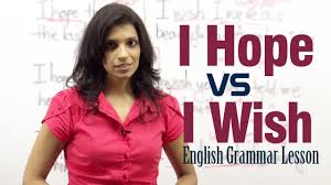 Check spelling or type a new query. Difference Between I Hope And I Wish English Grammar Lesson Youtube