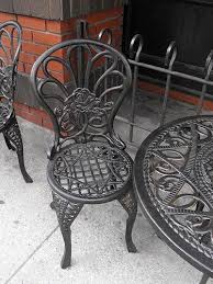 Product titleoutdoor patio furniture sets, 4 piece wicker patio b. How To Restore Shine To Wrought Iron Furniture Cast Iron Patio Furniture Vintage Patio Furniture Wrought Iron Garden Furniture