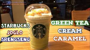 Maybe you would like to learn more about one of these? Starbucks Joglo Green Tea Cream Frappuccino Blended Grande Whip Cream Additional Sauce Caramel Youtube