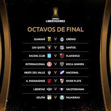 Jun 01, 2021 · este martes tendrá lugar el sorteo de los octavos de final de la copa libertadores y la copa sudamericana 2021, con 32 equipos a la espera de saber cuál será su rival en los duelos directos. Coteor R L No Te Pierdas Los Partidos De 8vo De Final Facebook