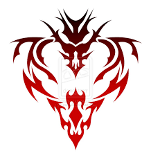 Dragon Heart Tribal V3 Red By Kuroakai On Deviantart Dragon Tattoo Drawing Dragon Tattoo Designs Dragon Heart