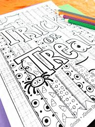 Display them on hooks or a bran. Trick Or Treat Halloween Coloring Page 100 Directions