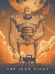 The Iron Giant Mondo Art Print Dkng Movie Poster Art Poster Art Giant Poster