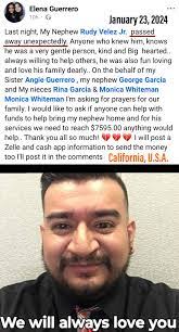 Rudy Velez's Instagram, Twitter & Facebook