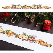 Cross stitch runner patterns free download. Online Pattern Long Table Runner With Fruit