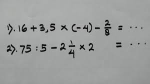 Pecahan yang terbentuk dari sebuah angka penuh dan juga pecahan ini akan memiliki operasi hitung. Cara Operasi Hitung Campuran Bilangan Cacah Desimal Dan Pecahan Youtube