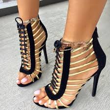 Earn up to 20% cash back. Black And Gold Gladiator Heels Shop Clothing Shoes Online