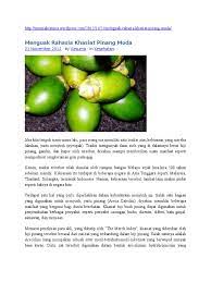 Bahan baku jamu ini sesuai dengan namanya, yaitu rimpang kunci dan daun sirih. Kumpulan Artikel Pinang Pdf
