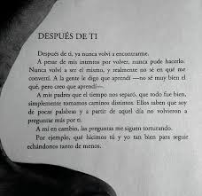 Marco antonio solís, david bisbal — historia de un amor 03:34. Despues De Ti Frases Bonitas De Libros Frases Verdaderas Frases Bonitas