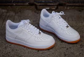 Black Air Force 1 Gum Sole Nike Air Force 1 Low White Medium Brown Gum Eu Kicks Sneaker Magazine Zapatos Tenis