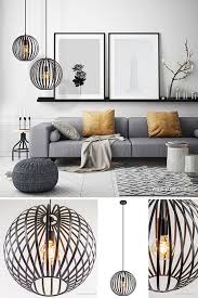 scandinavische hanglamp bol zwart 40cm simple living room decor living room decor modern home living room