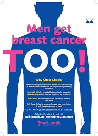 Male breast cancer is a relatively rare cancer but one that doctors often diagnose in the later stages. Men Get Breast Cancer Too The Nen North Edinburgh News
