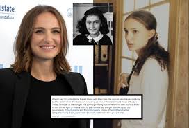 When she was very young. Natalie Portman Evokes Anne Frank In Social Media Post On Us Immigration Www Israelhayom Com