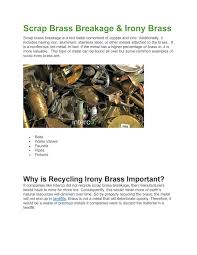 This font is available in truetype or opentype format. Scrap Brass Breakage Irony Brass By Interco Issuu