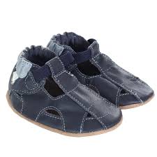 robeez fisherman sandal navy soft soles