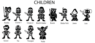 Pin By Nicole Atilano On Svg In 2021 Stick Family Star Wars Art Vinyl Sticker