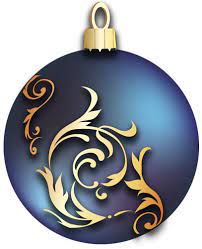Transparent Blue Christmas Ball With Gold Ornaments Clipart Bolas De Navidad Cosas De Navidad Etiquetas Navidad