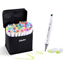 Ohuhu 80 Colors Dual Tips Alcohol Art Markers Fine Chisel Ohuhu brushtip marker review 48 ohuhu brush marker set here amzn.to/2kxobyk new hello everyone! eur
