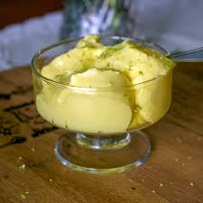 Heat up the cream and milk. Homemade Mango Honey Ice Cream