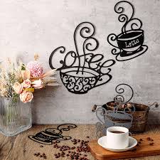 Find great ideas and products right here. Buy Hotop 4 Pieces Metal Coffee Cup Wall Decor Cafe Themed Wall Art Decoration Vintage Coffee Cup Wall Signs For Coffee Shop Kitchen Restaurant Lounge Decorations Online In Vietnam B093lh4mgq