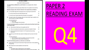Check spelling or type a new query. Question 5 Eduqas Paper 2 Reading Exam Gcse English Language By Bpc English