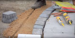 One of the most popular uses for bullnose products is pool coping, the masonry edges that border pools. Laying Pavers Around The Pool Coping