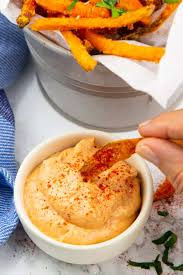 Another culinary masterpiece from monique! Sweet Potato Fries Dipping Sauce Vegan Heaven