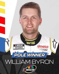 With qualifying canceled, William Byron is