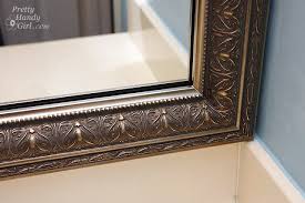 Crafted in nc, our diy mirror framing kits fit your existing bathroom mirror. Mirrormate Installation Pretty Handy Girl