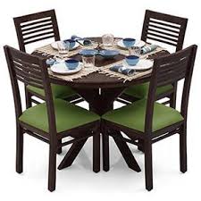 Free shipping and easy returns on most items, even big ones! Liana Zella 4 Seater Dining Table Set Urban Ladder