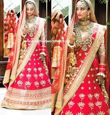 Sonam Kapoor Looks Gorgeous In A Red Lehenga At Her Wedding Fashionworldhub Red Lehenga Bridal Lehenga Red Sonam Kapoor Wedding Sonam kapoor and anand ahuja tie the knot in mumbai.