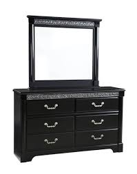 Venetian Black Traditional Wood Dresser Mirror Traditional Bedroom Furniture Standard Furniture Black Bedroom Furniture