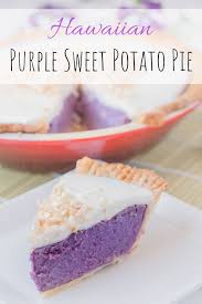 Purple Sweet Potato Pie With Coconut Topping Haupia A Hawaiian Recipe Recipe Sweet Potato Pie Purple Sweet Potatoes Sweet Potato Pies Recipes